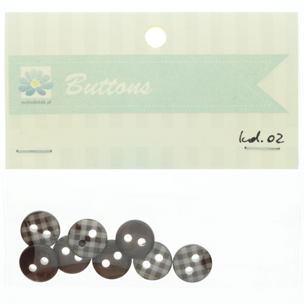 guziki 12br±zowe kol.02 - 10mm kratka guziki 12br±zowe kol.02 - 10mm kratka