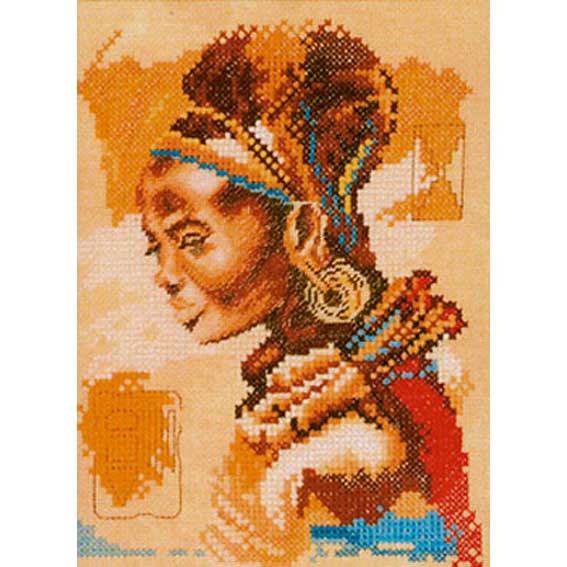 zestaw lanarte 35004 - afryka�ska kobieta