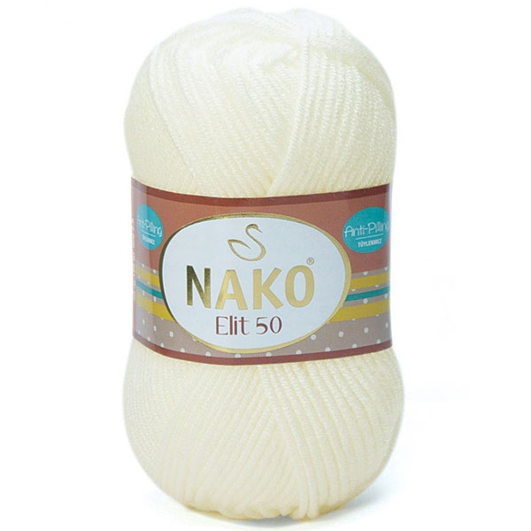włóczka nako elit 11547 - 50g kość słoniowa włóczka nako elit 11547 - 50g kość słoniowa