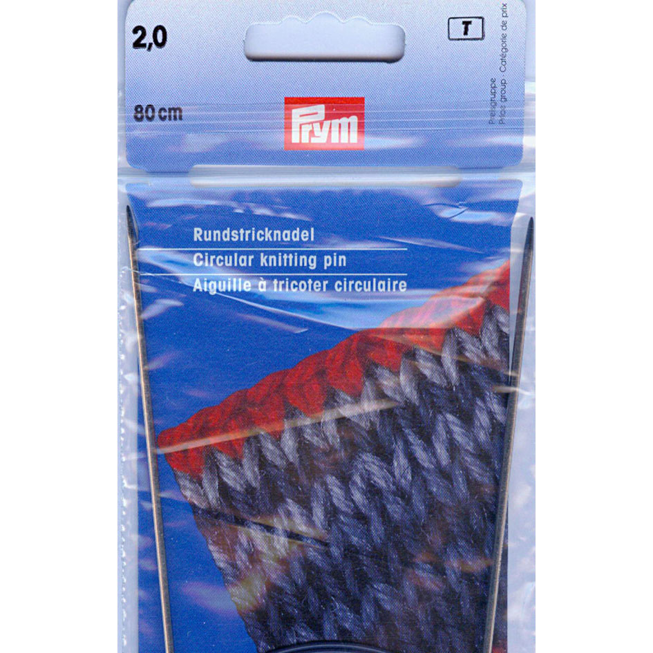 druty stalowe na �y�ce 2,0 - prym 212104 - 80cm