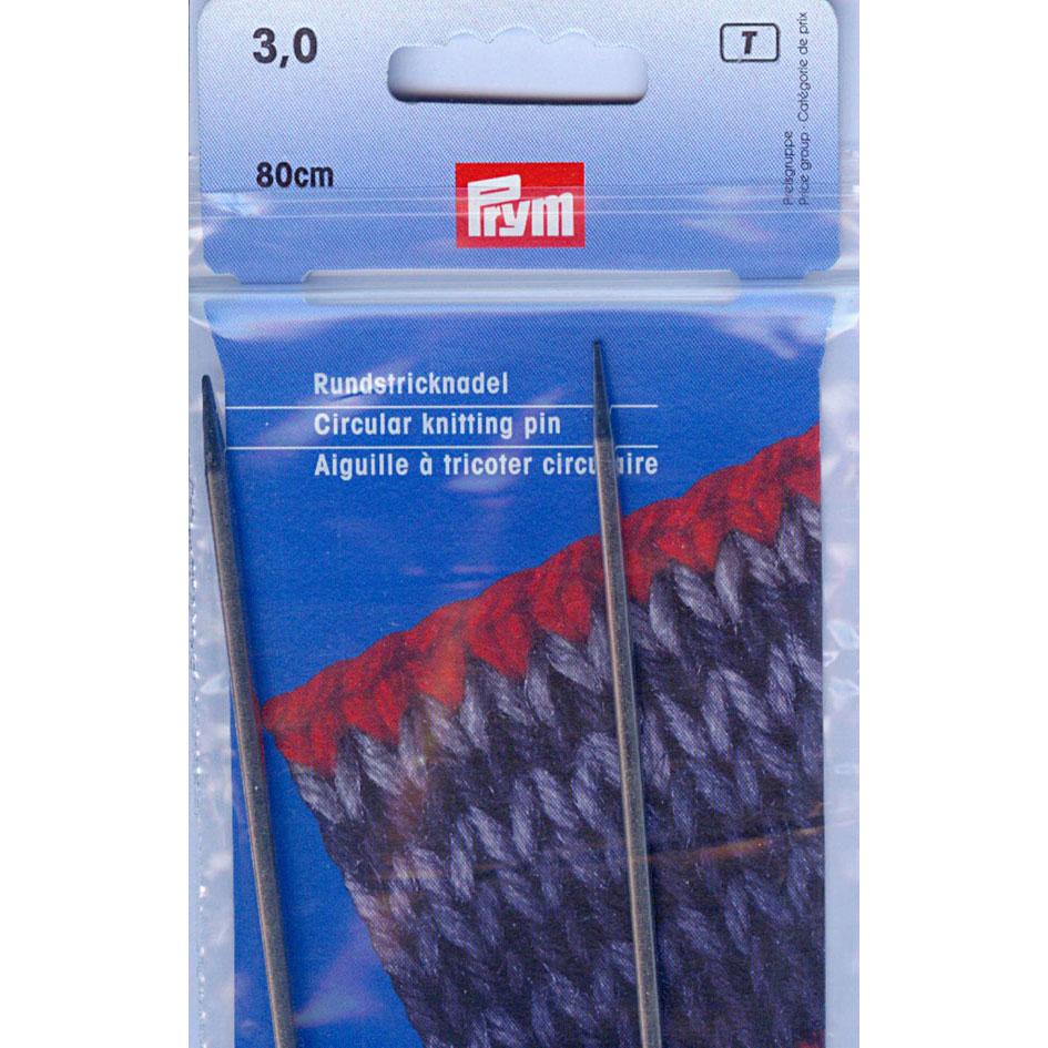 druty stalowe na �y�ce 3,0 - prym 212124 - 80cm