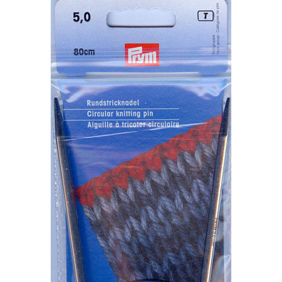 druty stalowe na �y�ce 5,0 - prym 212164 - 80cm