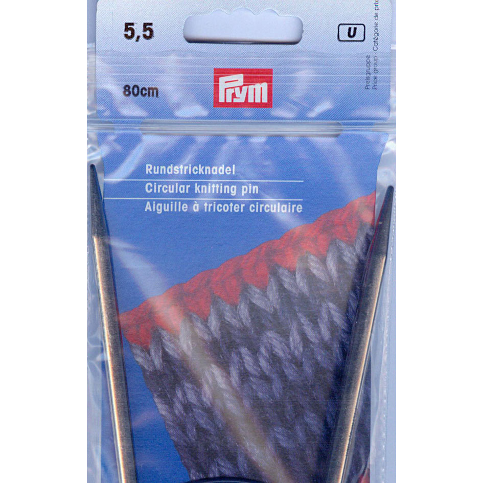 druty stalowe na �y�ce 5,5 - prym 212174 - 80cm