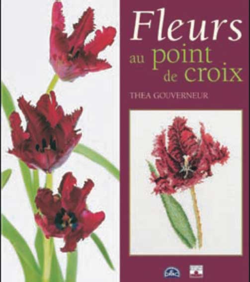 Fleurs au point de croix art. 12990/1