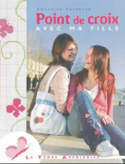 Point de croix avec ma fille. art. 14436