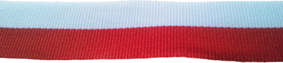 ta�ma 2,0 cm - bia�a-czerwona