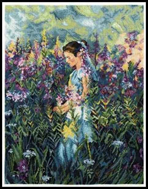 BK593 - Girl Amongst The Willow Herbs. NOWO��