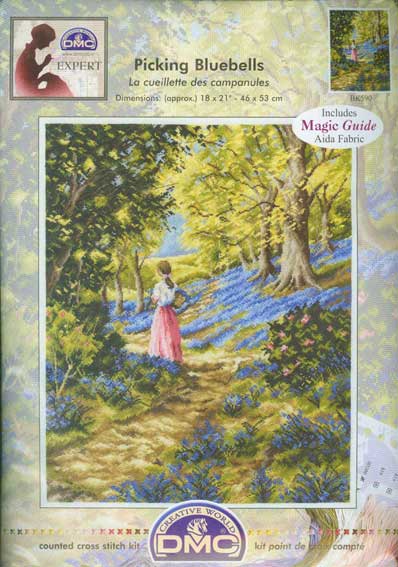 zestaw * dmc bk590 - picking bluebells