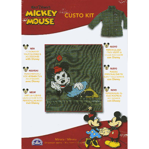 zestaw dmc bl993b minnie - z kanwa rozpuszczaln�