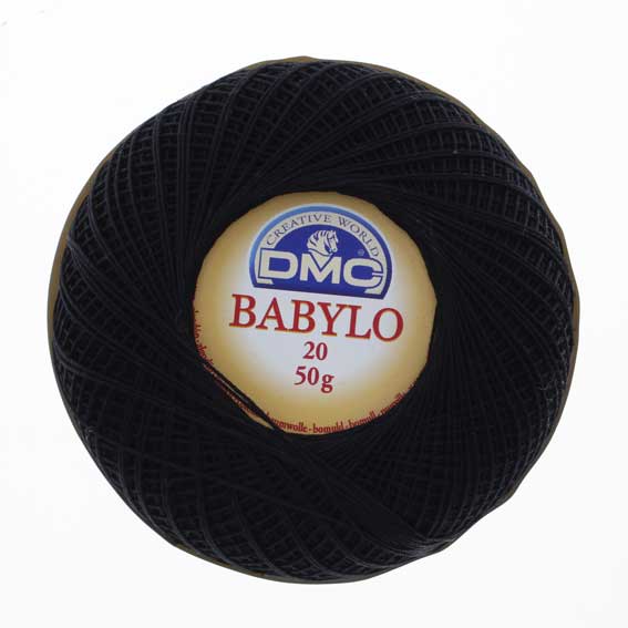 babylo 20 dmc 50g - 310 czarne babylo 20 dmc 50g - 310 czarne