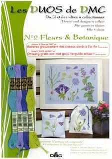 Wzory do haftu Les Duos de DMC 14561G + 4 muliny