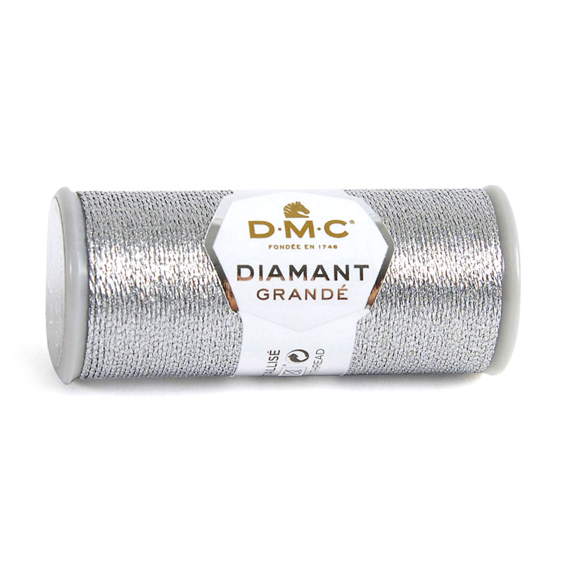Nici metalizowane DMC Diamant GRANDE kol. 415 - 20m