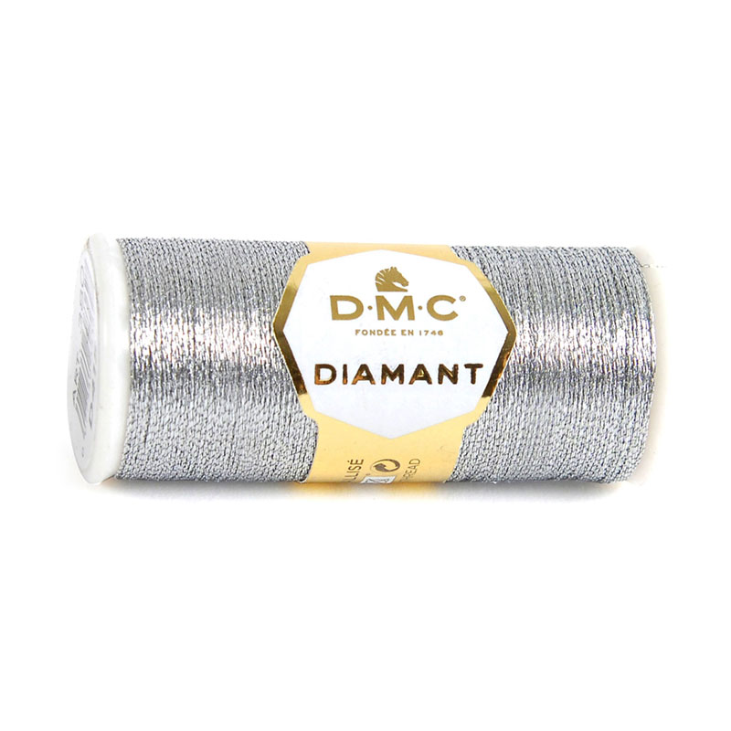 Nici metalizowane DMC Diamant kol. 415 - 35m