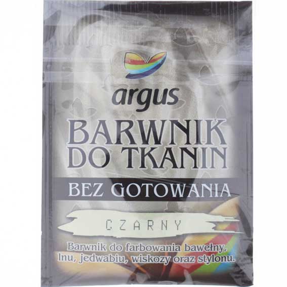 Barwnik do tkanin ARGUS - czarny
