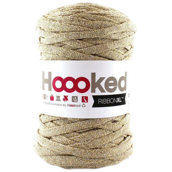 hoooked ribbonxl lurex - włóczka tasiemkowa kol.02 hoooked ribbonxl lurex - włóczka tasiemkowa kol.02