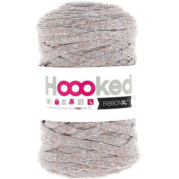 hoooked ribbonxl lurex - włóczka tasiemkowa kol.07 hoooked ribbonxl lurex - włóczka tasiemkowa kol.07