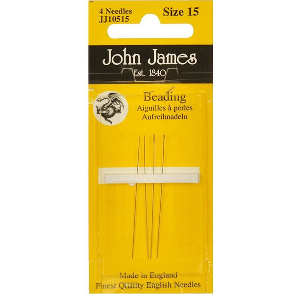 koraliki nawlekanie - igły john james 10515 - rozm.15 koraliki nawlekanie - igły john james 10515 - rozm.15