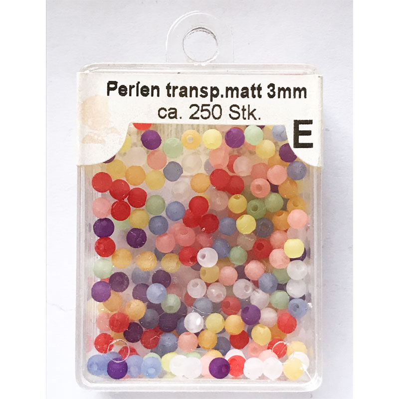 Koraliki perełki 3mm matowe 52131 kol.997