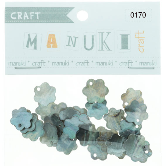 Guziki ozdobne perłowe MANUKI 0170 - 30szt