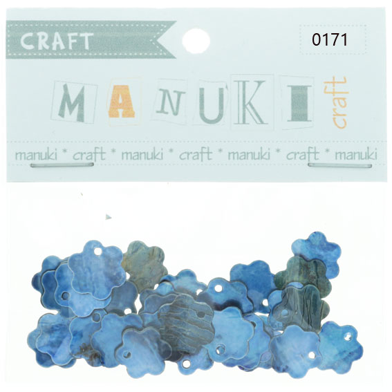 Guziki ozdobne perłowe MANUKI 0171 - 30szt