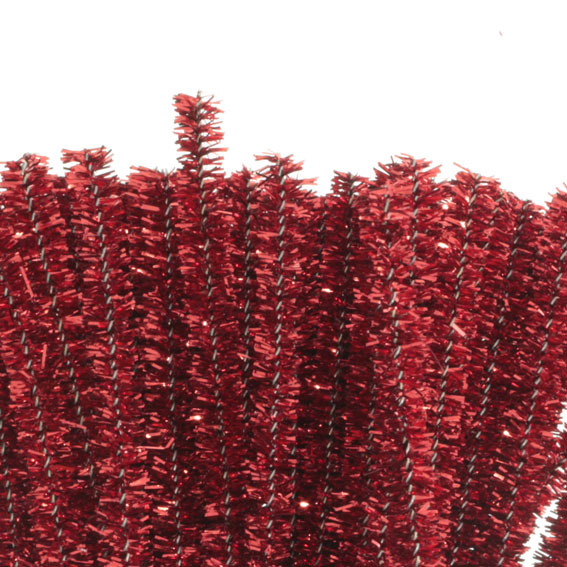Druciki kreatywne kol.185 metalizowane czerwone