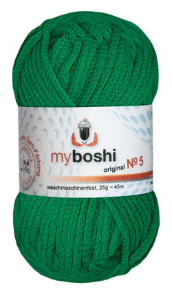 włóczka myboshi nr5 kol522 - zielona włóczka myboshi nr5 kol522 - zielona