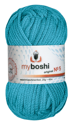 włóczka myboshi nr5 kol552 - turkusowa włóczka myboshi nr5 kol552 - turkusowa