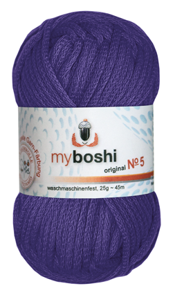 włóczka myboshi nr5 kol563 - fioletowa włóczka myboshi nr5 kol563 - fioletowa