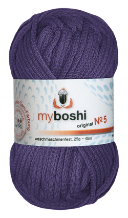 włóczka myboshi nr5 kol565 - śliwkowa włóczka myboshi nr5 kol565 - śliwkowa