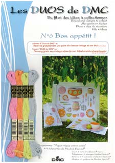 Wzory do haftu Les Duos de DMC 14702d + 4 muliny