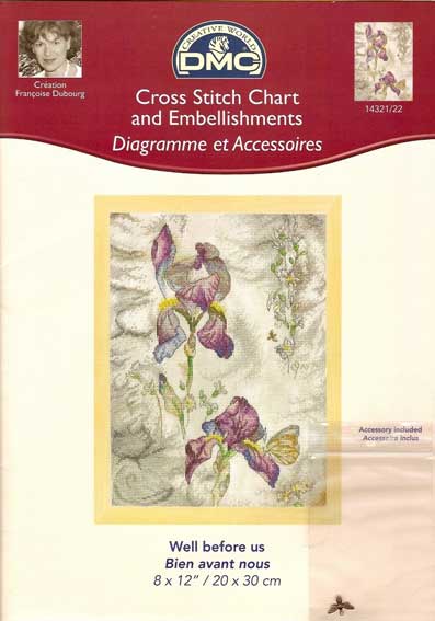 Wzory do haftu DMC 14321/22 + metalowa zawieszka